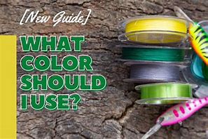 Image result for Fishing Line Color Guide