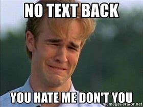 Image result for Don't Text Me Today Meme