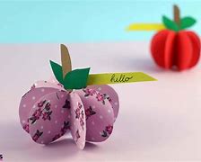 Image result for 3D Paper Apple