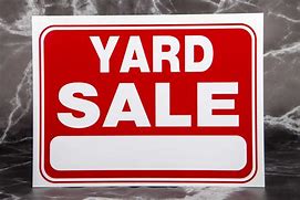 Image result for Yard Sale Signs