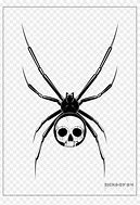 Image result for Skull Spider Stencil