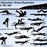 Image result for Competitive Swimming Silhouette