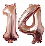 Image result for 14 Birthday Balloons