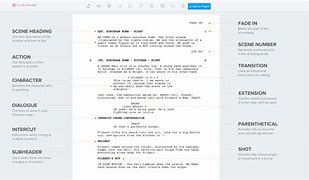 Image result for Example of a Screenplay Format