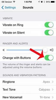 Image result for Ring Volume On iPhone