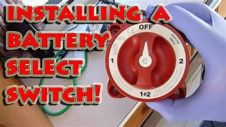 Image result for Battery Select On/Off Switch