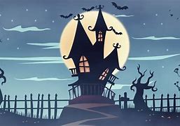 Image result for Haunted House Cartoon Drawing