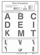 Image result for Alphabet Symmetry