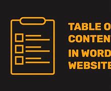 Image result for Super Simple Table of Contents