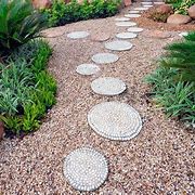 Image result for Stepping Stones with Gravel