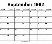 Image result for September 1992