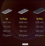 Image result for iPhone 14 Screen Size