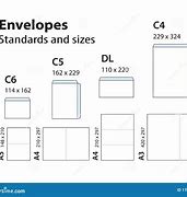 Image result for C Envelope Sizes