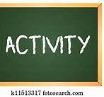Image result for Activities Word Clip Art