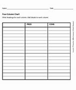 Image result for Pros and Cons Google Docs Template