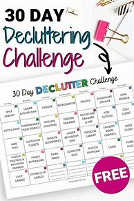 Image result for 30-Day Decluttering Challenge