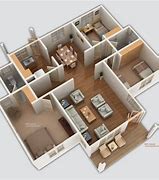 Image result for Three Bedroom House Floor Plan