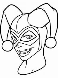 Image result for Cute Harley Quinn Coloring Pages