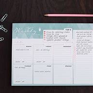 Image result for Weekly Planner Notepad