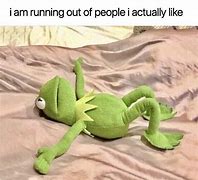 Image result for Kermit Laying Down Meme