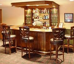 Image result for Small Built-In Bar Cabinets