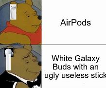 Image result for Wearing Air Pods Meme