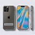 Image result for iPhone 13 Blue in Clear Case