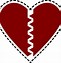 Image result for Cartoon Heart Clip Art Sad
