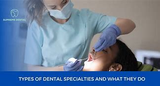 Image result for Types of Dental Specialty