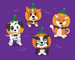 Image result for Cute Halloween Dog Cartoons