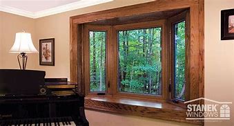 Image result for Wood Grain Vinyl Windows