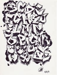 Image result for Graffiti Letters Alphabet
