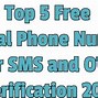 Image result for Free Virtual Phone Number for Texting5