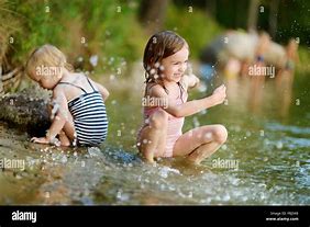 Image result for Alamy Little Girl Splash