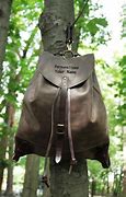 Image result for Women Brown Leather University Backpack