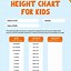 Image result for Kids Height Chart in Inches