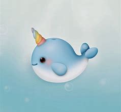 Image result for Cute Cartoon Narwhal