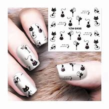 Image result for Cat Nail Art Stickers