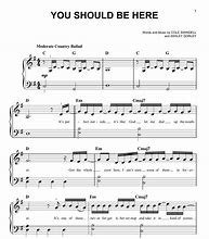 Image result for You Should Be Here Cole Swindell Chords