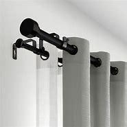 Image result for Modern Double Rod Curtain
