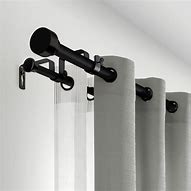 Image result for adjustable curtains rod