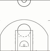 Image result for NBA Basketball Court Outline