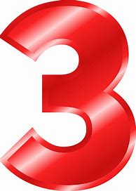Image result for Number Three Clip Art