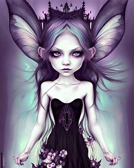 Image result for Gothic Fairies and Dragons Art