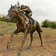 Image result for Horse Jockey Statues