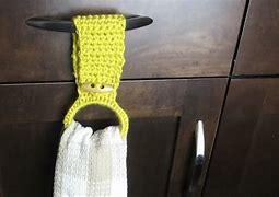 Image result for Tea Towel Holder Crochet