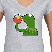 Image result for Kermit the Frog Tea Meme SVG