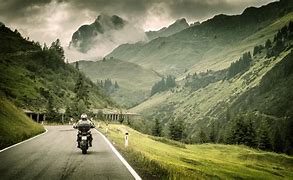Image result for Motorcycle Riding Down Road