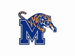 Image result for Memphis Tigers Logo Blue and Grey