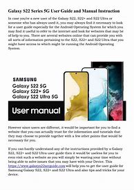 Image result for Samsung Galaxy S22 Manual PDF